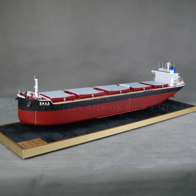 【LA】Fabbrica di modelli navali O.A.S. – Modello personalizzabile di nave portacontainer YOUYI da 130 cm per regali aziendali nel settore marittimo