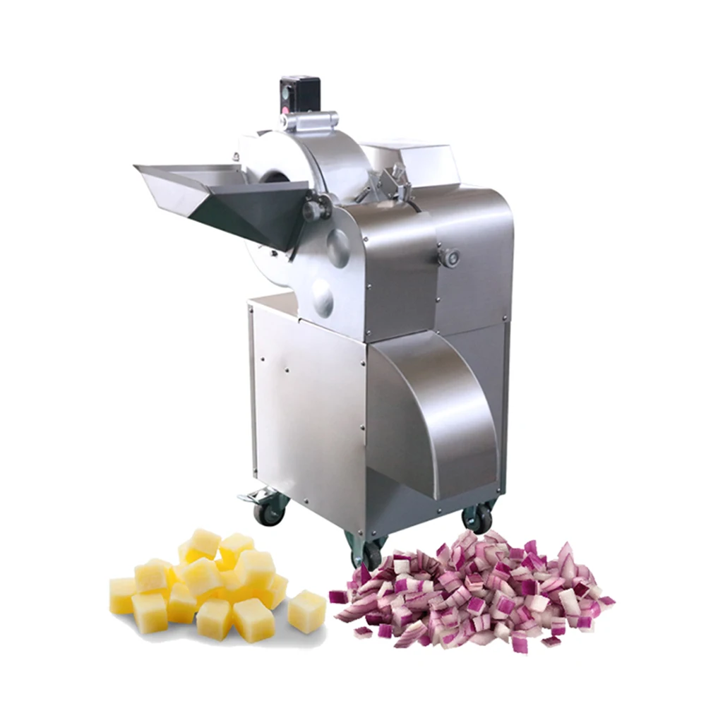 Vegetable Cube Cutting MachineVegetable Dicer Dicing machine