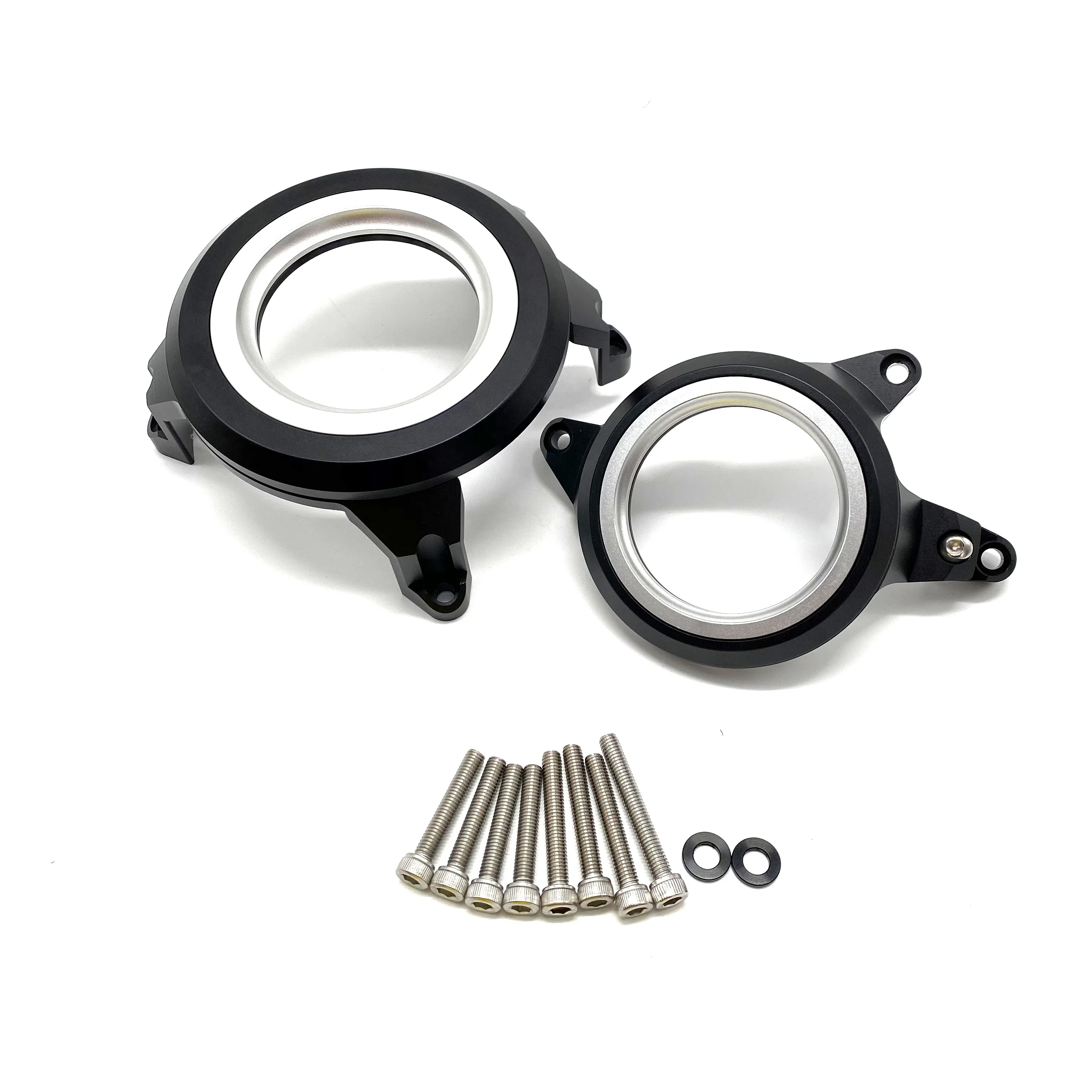 REALZION Motorcycle Engine Protector Clear Clutch Cover Spring Retainer Engine Guard Slider for Honda CB650R CBR650R 2019 2020
