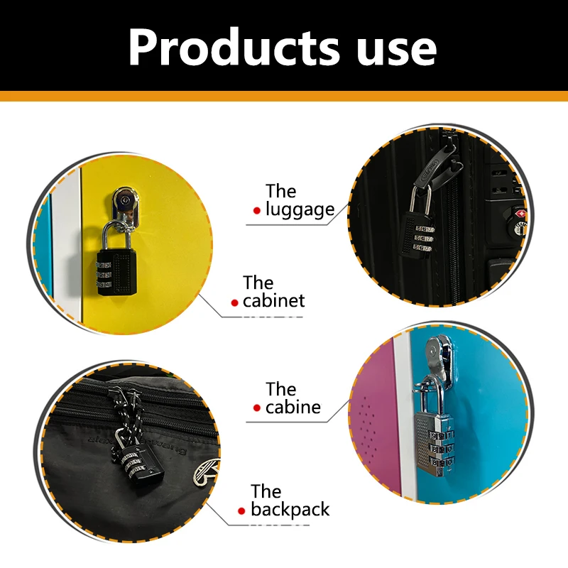 Approved Luggage Lock 3 Digit Tsa Locks