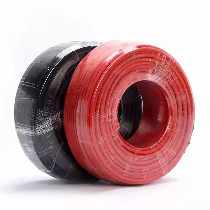 6mm2 Solar Cable Panel Low Voltage Single Core Insulated Copper Wire XLPE/PVC/XLPO 30A Rated Tinned Construction High Voltage