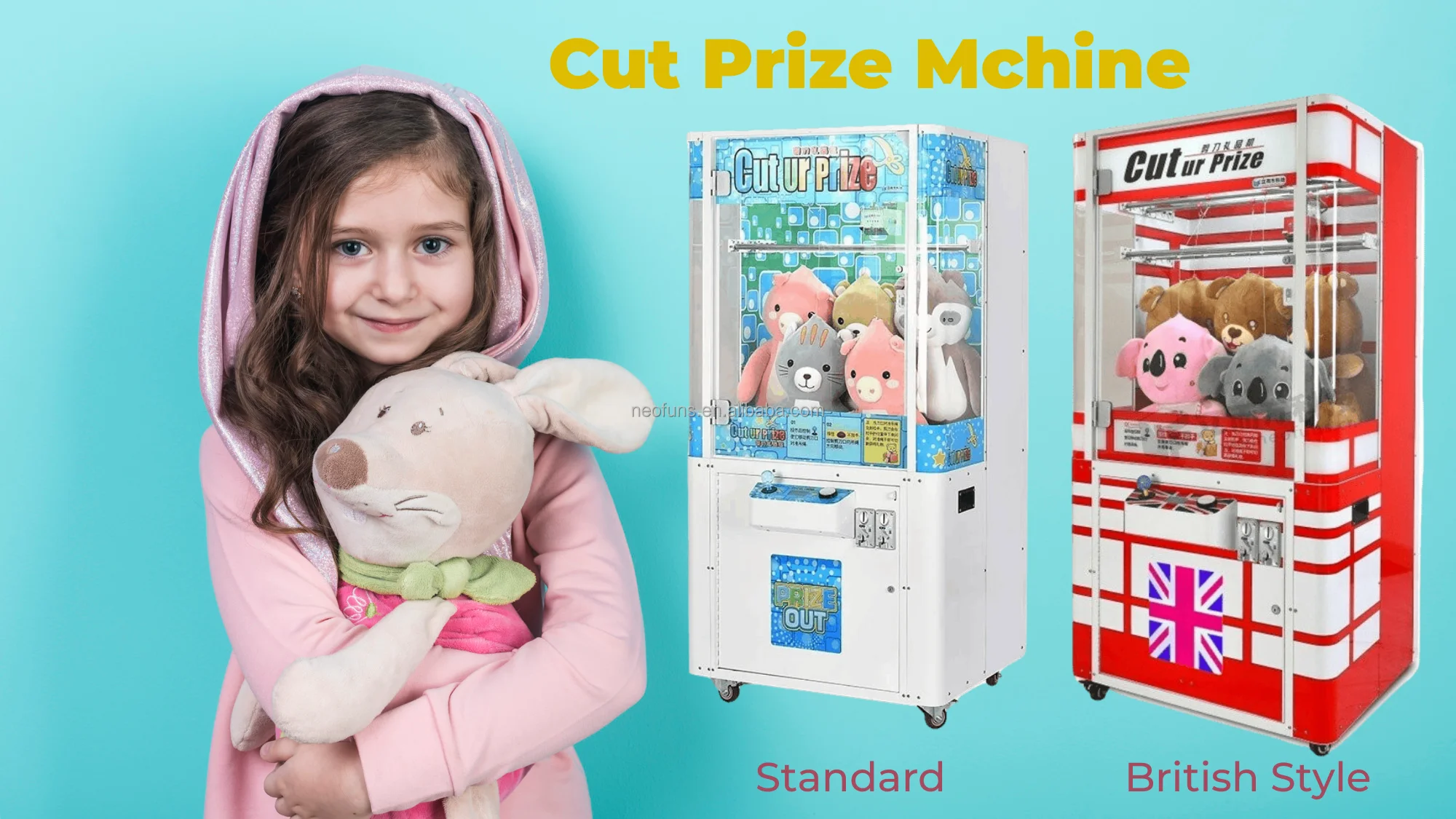 Hot Sale Coin Operated Games - Skill Cut the String Prize Game Machine ...