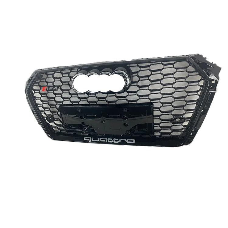 New ABS auto grille for audi A4 B9 A4L radiator honeycomb front bumper grill RS4 facelift mesh grille 2017 2018 2019