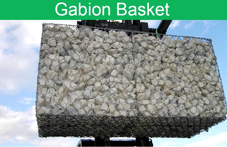 Heavy Galvanized Gabion Basket Sizes Zinc Coated Gabion Box Wire Mesh ...