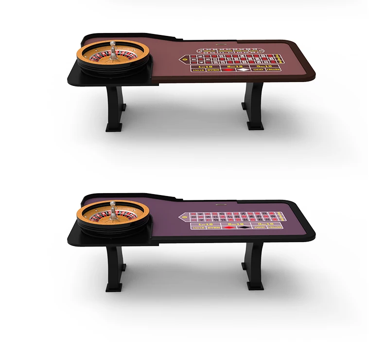 Yh Competitive Price Gamble Table Thin Wooden Legs Ruleta Casino