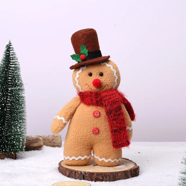 High Quality Gingerbread Christmas Doll Home Christmas Decoration