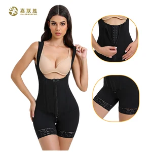 Post Op Surgery Stage 1 Fajas Colombianas Shapewear High Compression Wholesale Tummy Control Garments Body Shaper for Women
