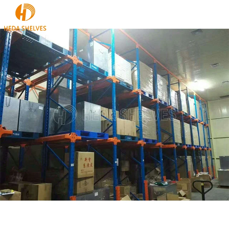 Factory Customized Automatic Stacking Pallet Shelves Warehouse Drive-in Racking System for Forklift