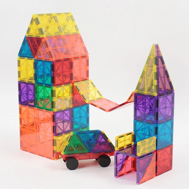 Sasewot Bloques Magnéticos De Construcción 108 Piezas Con Formas De Jardín 3D, Juego De Imanes Para Niños De 2 A 10 Años, Regalo Educativo
