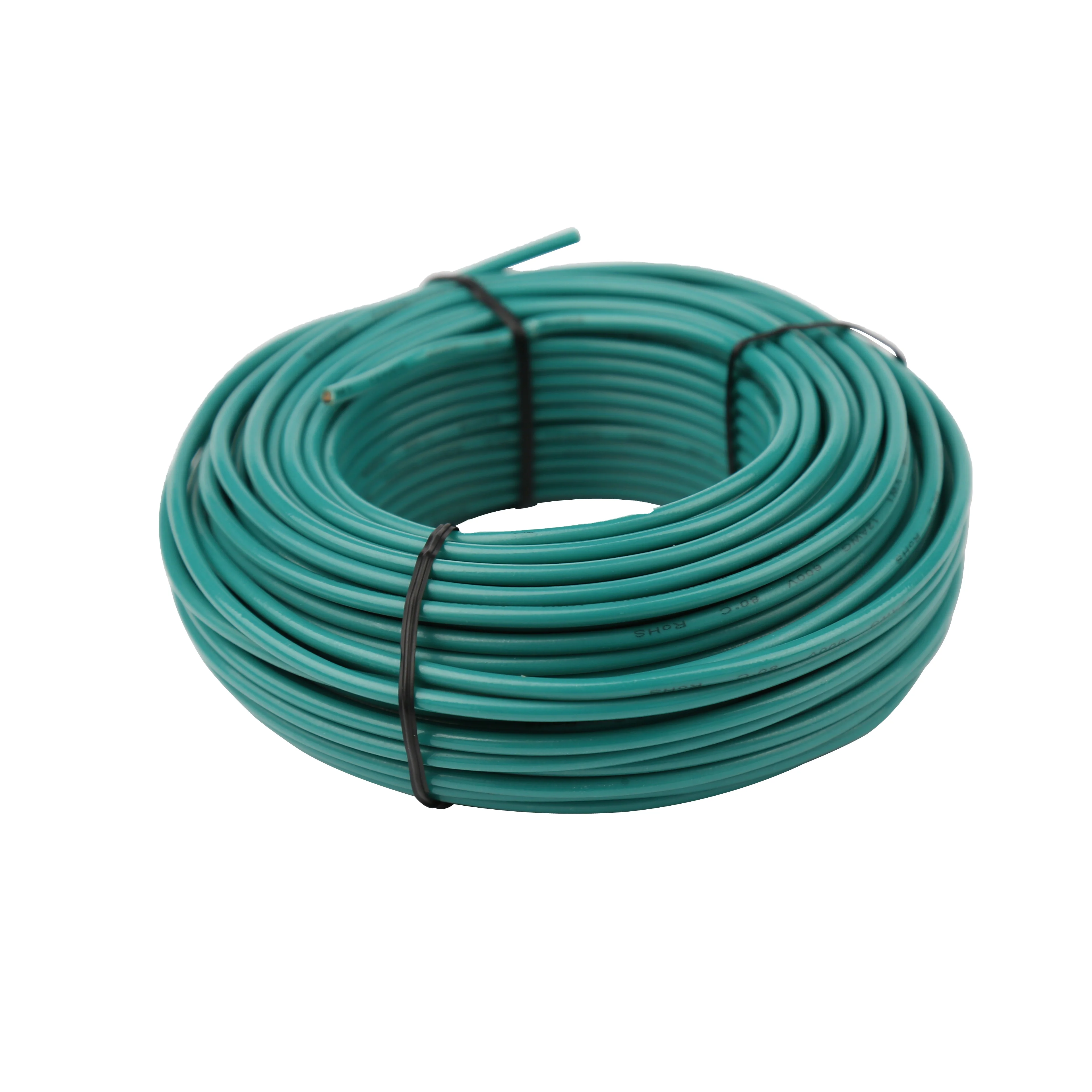 Fabricação padrão UL THHN Condutor de fio de cobre elétrico PVC isolado com bainha de nylon 6 8 10 12 14 16mm fio de cabo AWG