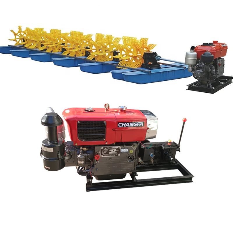 Changfa 16HP Motor Diesel Engine for Shrimp Aquaculture Long Arm Lake Aerator