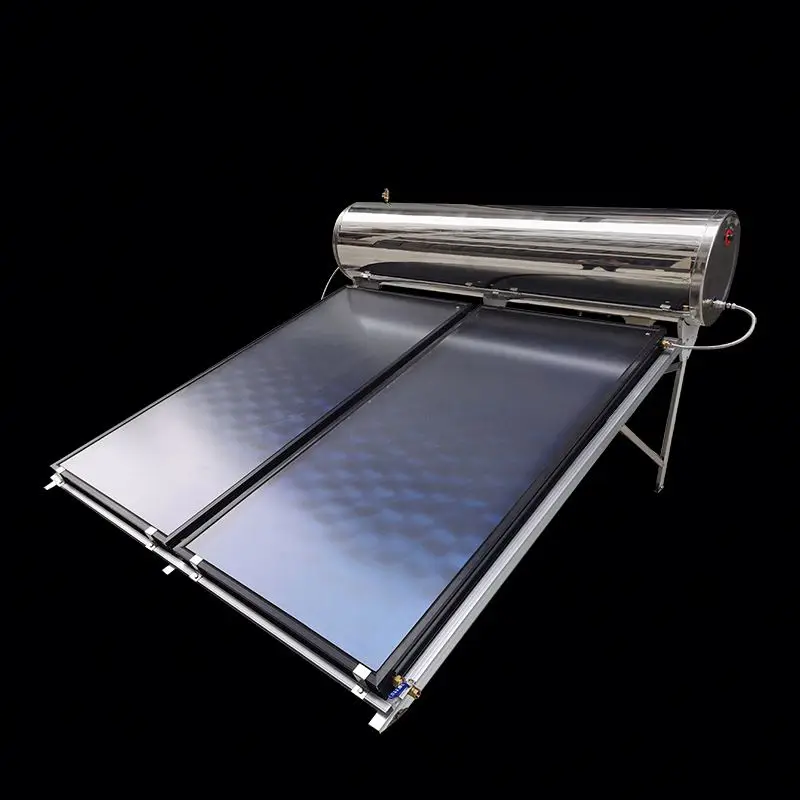 Горячая продажа плоская панель высокого давления Солнечная водонагреватель система энергии солнечная горячая вода медная труба
