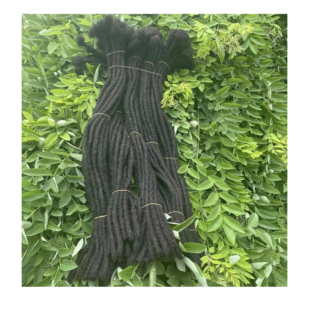 Human Hair Dreadlocks Extensions Full Handmade Locs Human Hair Extensions Long Locs 24inches