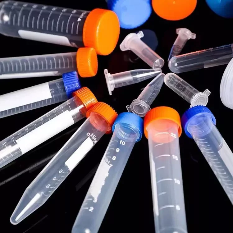 10 мл 15 мл 25 мл 50 мл винтовая коническая центрифужная пробирка (нестерильная) экономичная пластиковая центрифужная пробирка