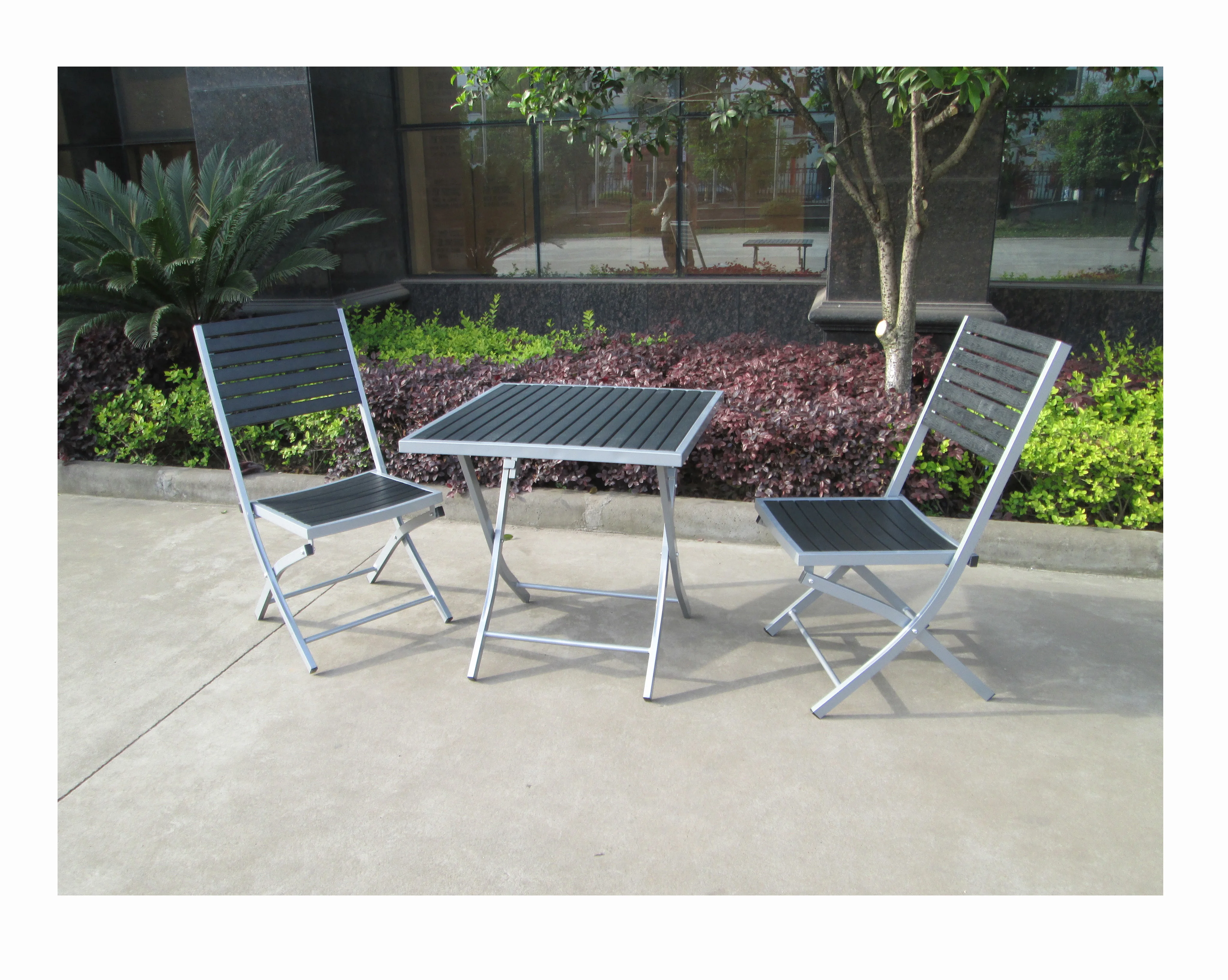 3 piece plastic bistro set