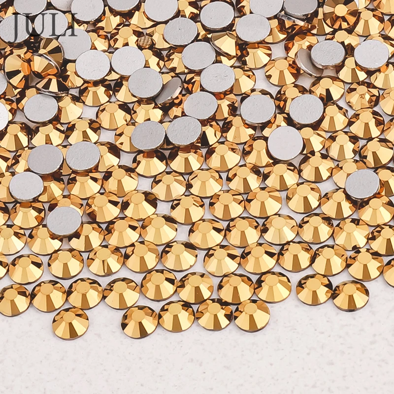 Wholesale Ss12 Ss16 Ss20 Crystal Stones Stickers Non Hot Fix Strass