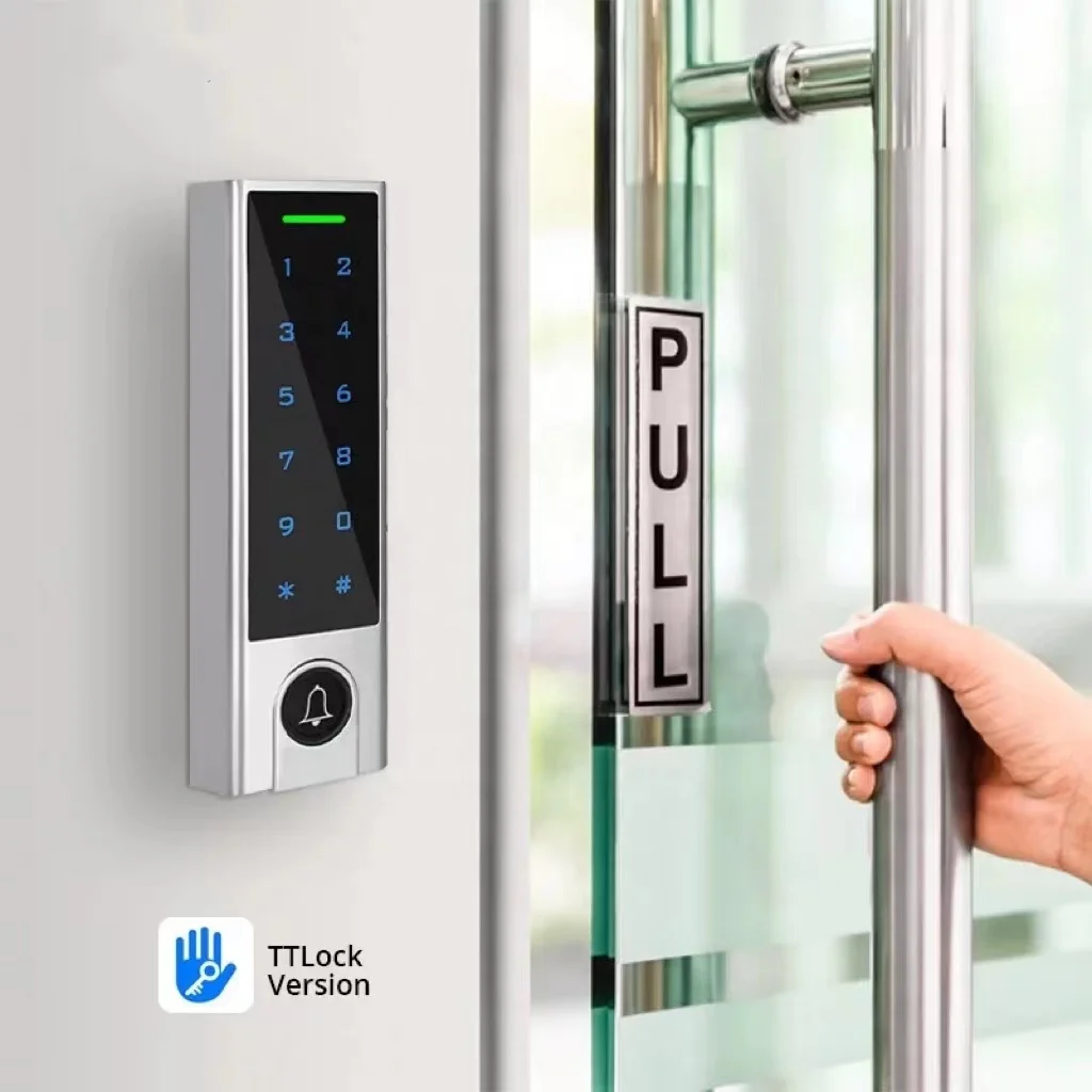IP66 Waterproof WiFi TTlock App Smart Reader RFID Biometric Fingerprint Doorbell Elevator Access Control System