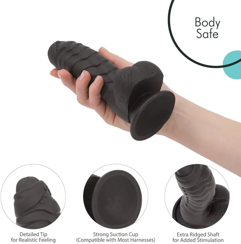 most realistic feeling sex toy Lifelike Lover Luxe Realistic Multicoloured Silicone Vibrating Dildo 7 Inch main image 0