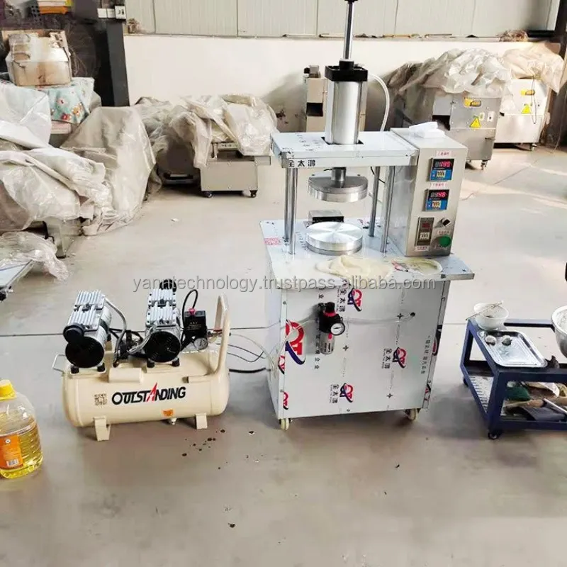 Crepe Skin Maker Spring Roll Dough Sheet Thin Bread Machine for Roasting Duck or Roasting Goose Forming Machinery Making Machine