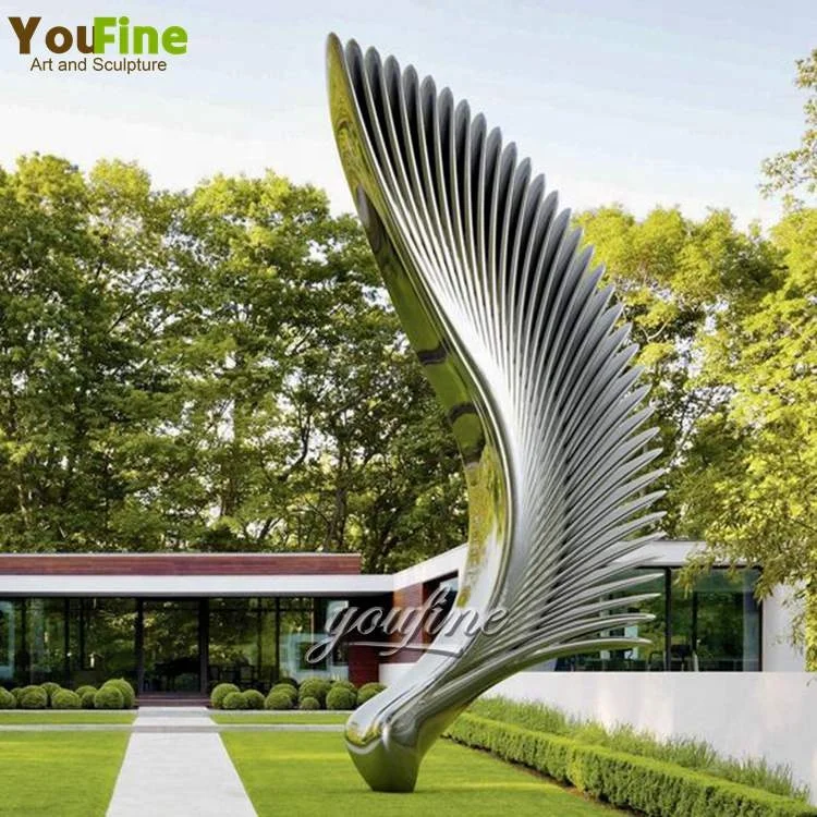 Art moderne du métal Sculpture de jardin en acier inoxydable - Chine  Sculpture en acier inoxydable et Sculpture abstraite en acier inoxydable  prix