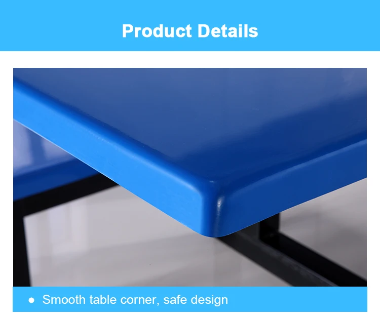 School Canteen Furniture School Canteen Dining Table And Chairs Sets 4