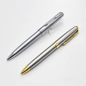 High Quality Luxury Sliver Business VIP Gift Pen Promotion Metal Pen with Custom logo Metal Ballpoint Metal Ball Pen