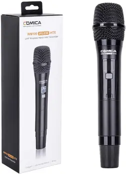 Comica CVM-WM100 Plus HTX Professional Wireless Handheld Microphone Transmitter CVM-WM100PLUS Wireless Lavalier Microphone product image