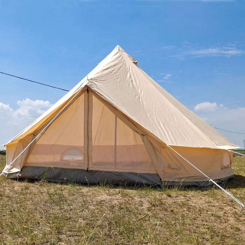 7m 6m 5m 4m 3m Cotton Canvas Bell Tent for Glamping Safari Tent