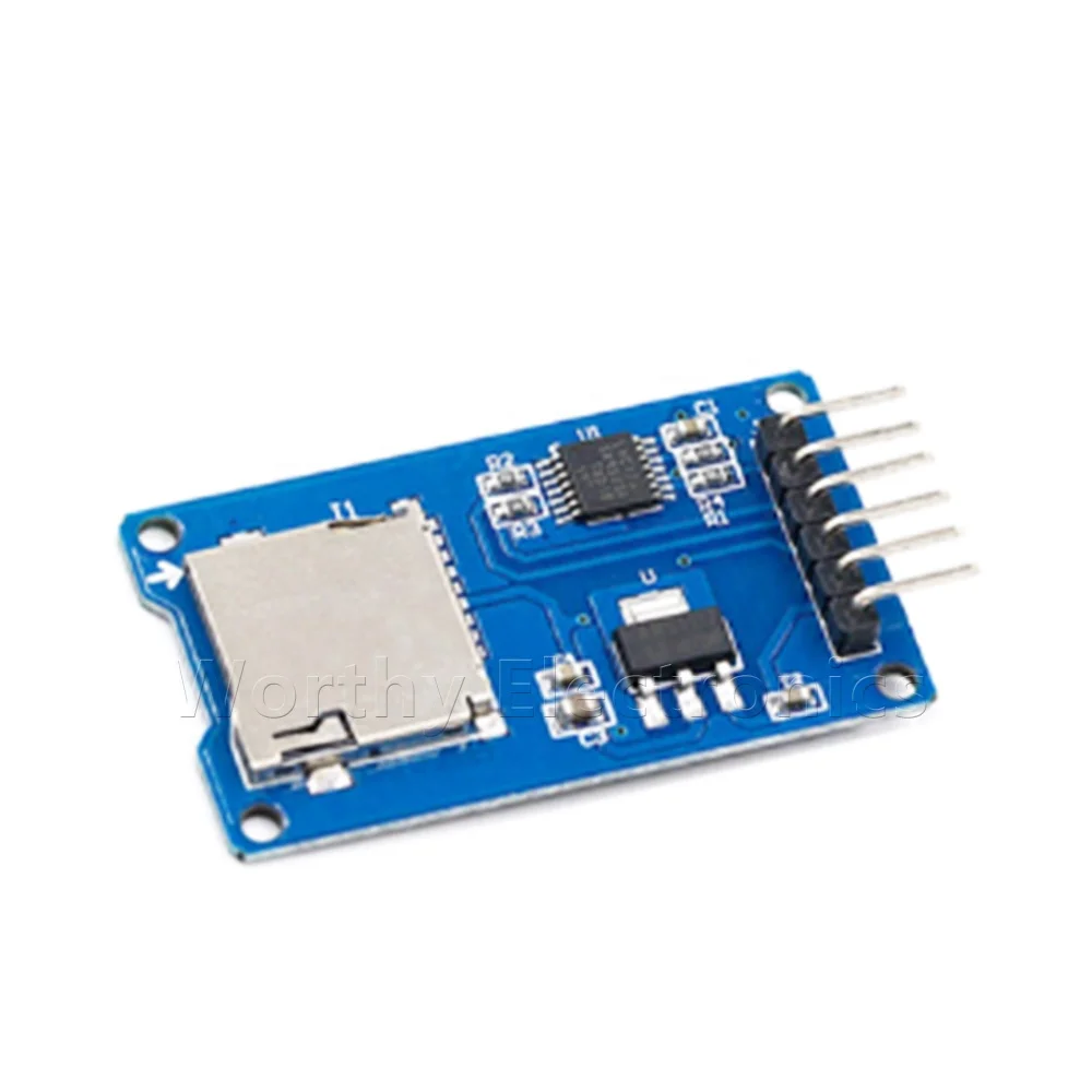 Модуль для SD-карты микроконтроллер модуль CH376S порт SPI мини-устройство чтения