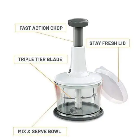 One-touch Food Processor Vegetable Garlic Meat Manual Food Chopper Wireless Vegetable Slicer - Samurai Chopper,One-touch Food Processor,Manual Food Chopper Product on Alibaba.com