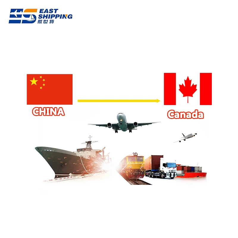 East Shipping Agent To Canada Chinese Freight Forwarder Sea Freight FCL LCL Container Shipping Clothes From China To Canada