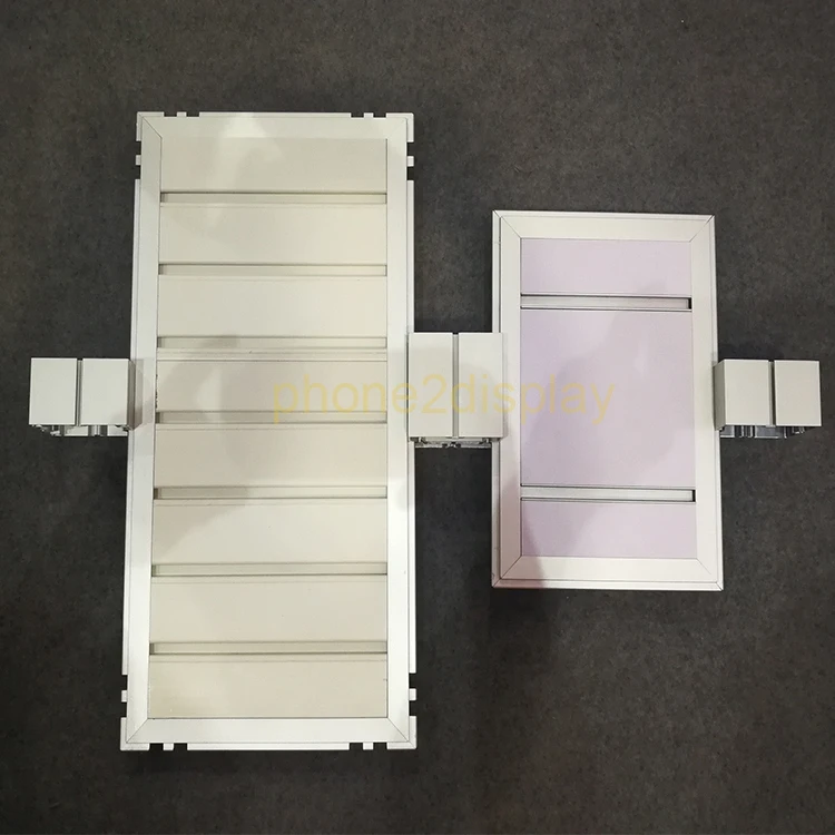 Durable Aluminum Frame Custom Print 10x10 Modular Shelf Stand Slatwall Exhibition Portable Trade Show Booth