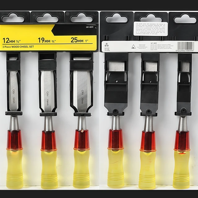 Forged Machine Polishing Professional Plastic Hanger Wood Chisels Carbon Steel  CRV Steel DIY Woodworking and Carving Knife