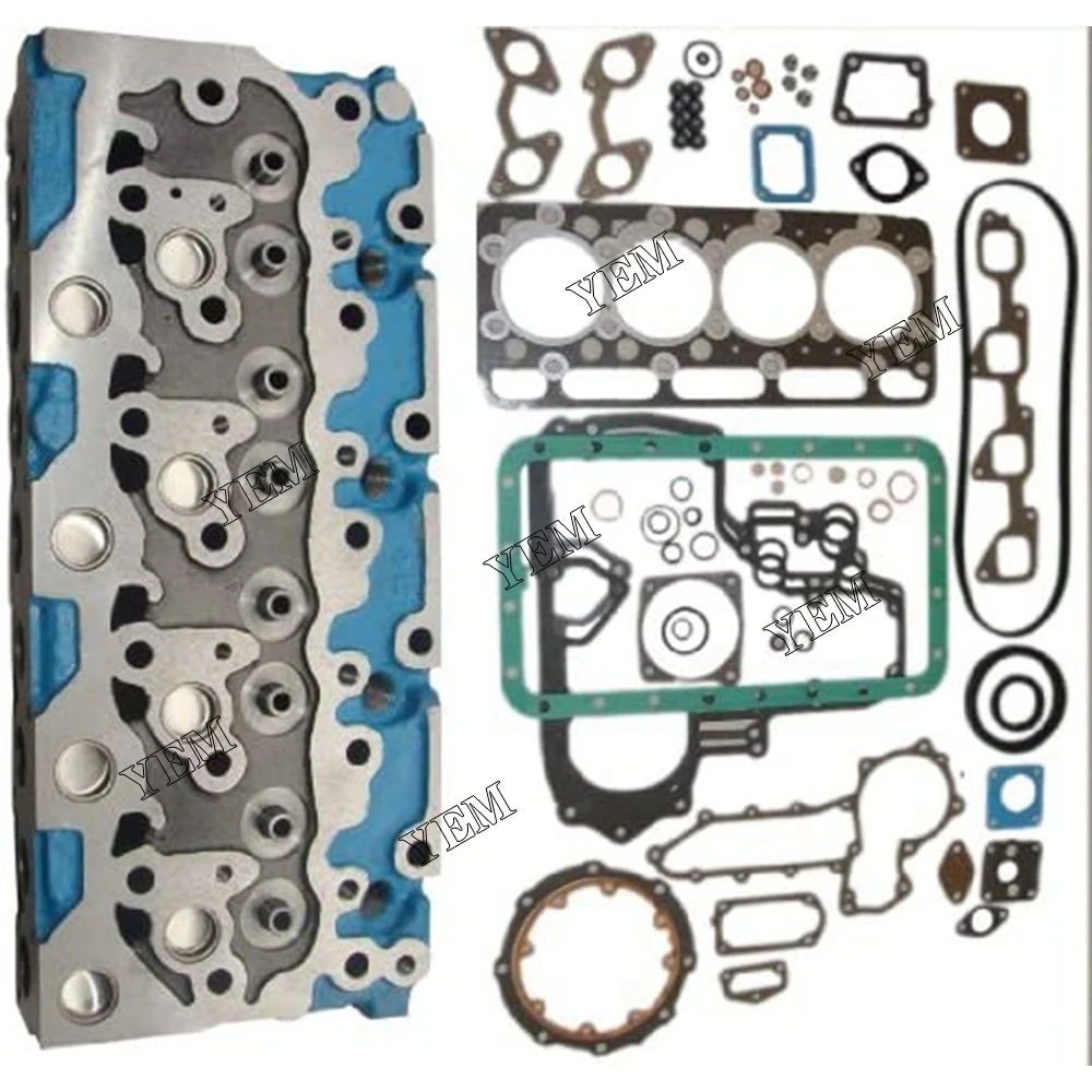 New KumarBros USA Complete Cyl Head&Upper Gasket Set Fits BOBCAT 337For KubotaV2003 High Quality Engine Parts