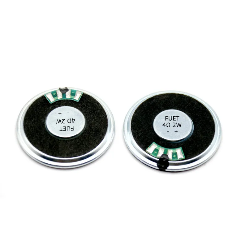 FUET 40MM Diameter Micro Speaker 2W 4Ohm Internal Magnet Loudspeaker