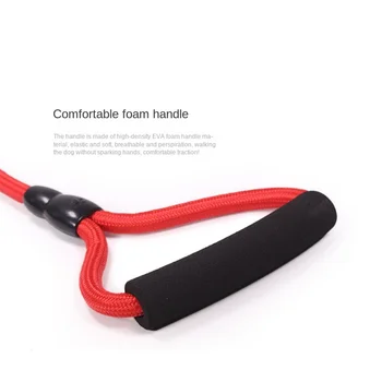 Portable Medium and Large Dog Training Pet Leash Bold Lined Rope Dog Walking Chain Dog Collar Leash Products Accessories