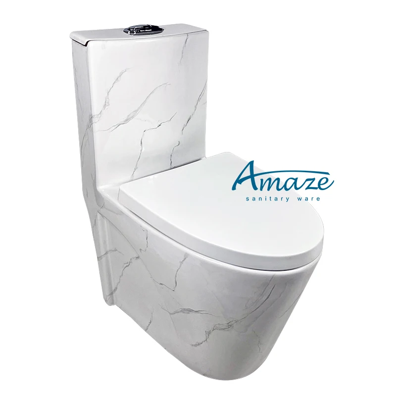 Sanitarios lnodoros wc sanitary wares modern bathroom water closet ceramic marble color toilet commode one piece toilet bowl manufacture