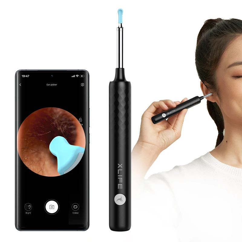 WIFI Smart Visual Ear Sticks Endoscope Mini Camera Earpick Ear Cleaner Wireless Otoscope Health Care Ear Wax Cleaning