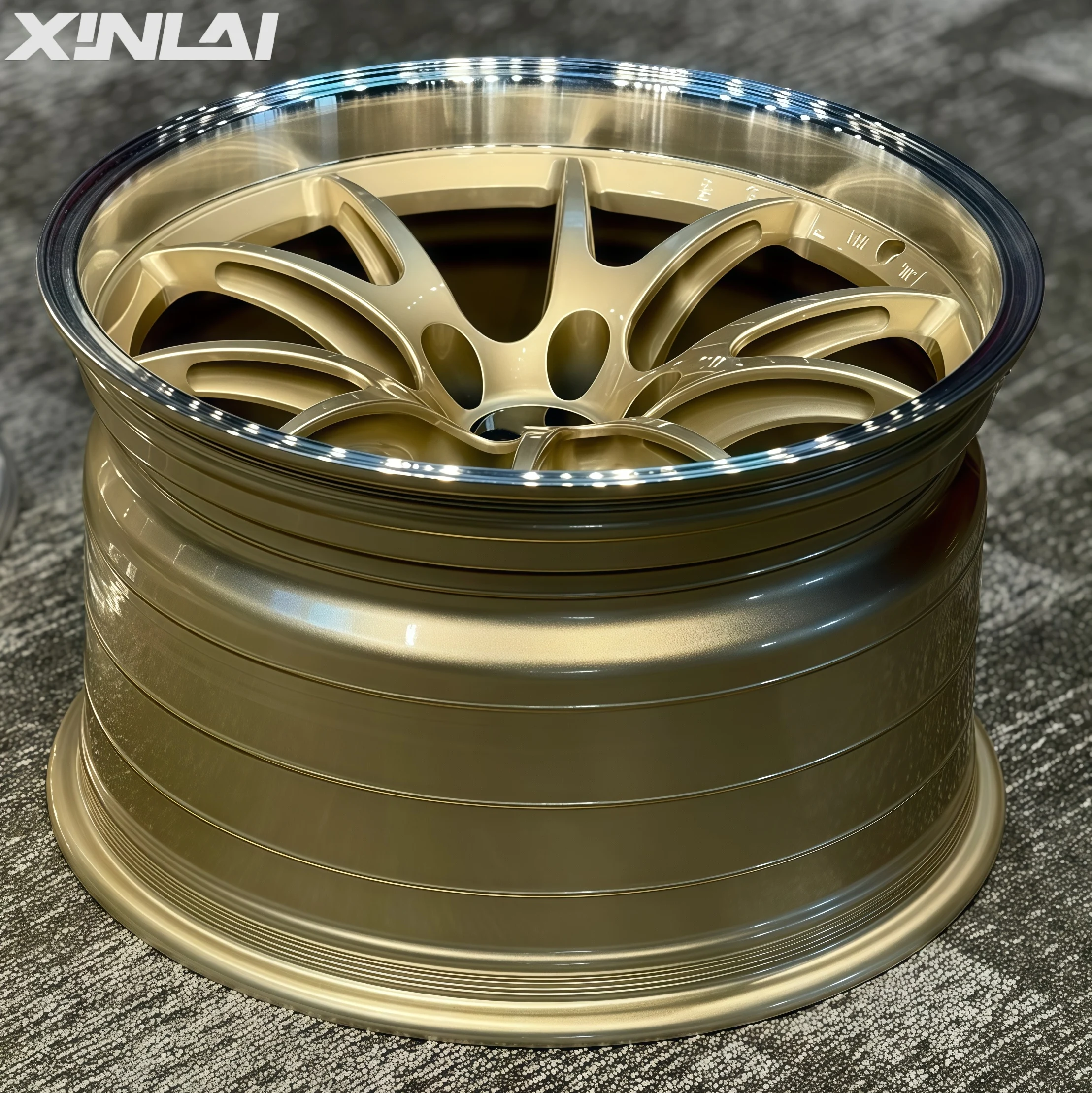 XINLAI Custom Deep Concave Forged Wheels Passenger Car Wheels 5X120 5X114.3 5X112 18 19 20 21 22 for Mercedes - Image 4