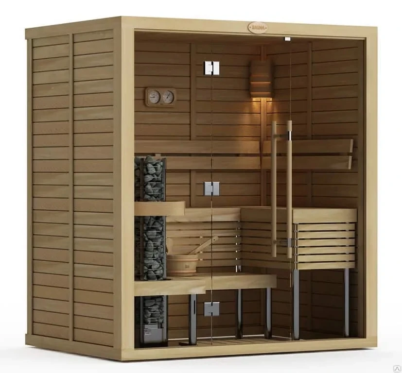 Custom Indoor Far Infrared Tourmaline Sauna Room for Sale