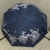 Flor de melocotón azul marino