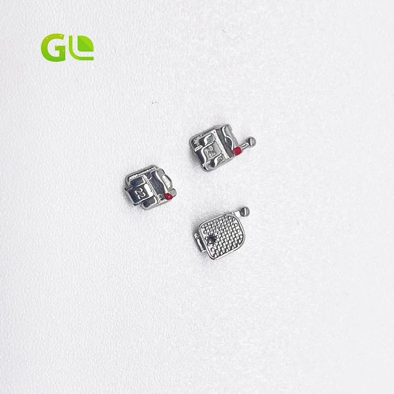 thumbnail image 2 of AZDENT Ceramic Self-Ligating Orthodontic Brackets – MBT 022 Hook 345 (20pcs Pack) 2 of 6