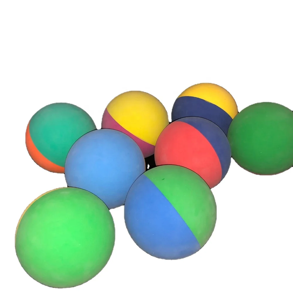 Pack De 6 Pelotas De Squash De Goma - Para Entrenamiento, Juego Infantil O Deporte, Rebote Alto, Tamaño 6 Cm
