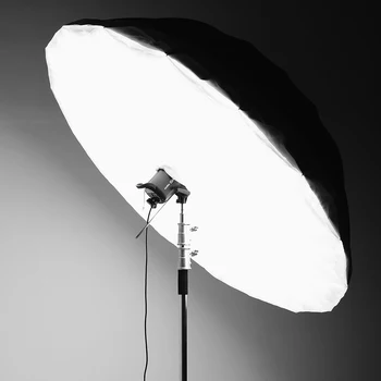 Godox 75 Inch 178cm Silver Black Reflective Umbrella Lighting Light Umbrella with Large Diffuser Cover detail image