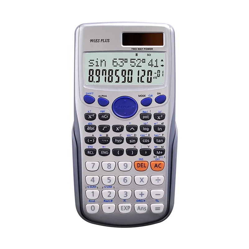 Educatieve benodigdheden Fabrieksprijs Weergave van hoge kwaliteit 240 Functie Calculadora 991ES Plus wetenschappelijke rekenmachine