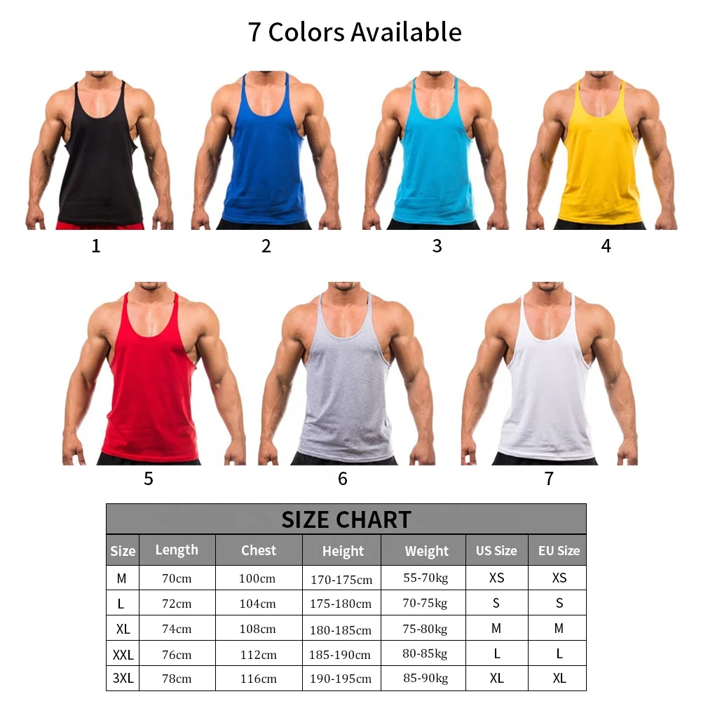 Sublimation Blank Print Logo Adult Singlets Sleeveless Shirts Gym Vest Wholesale Basic Muscle Fitted Y Back Tank Tops for Men