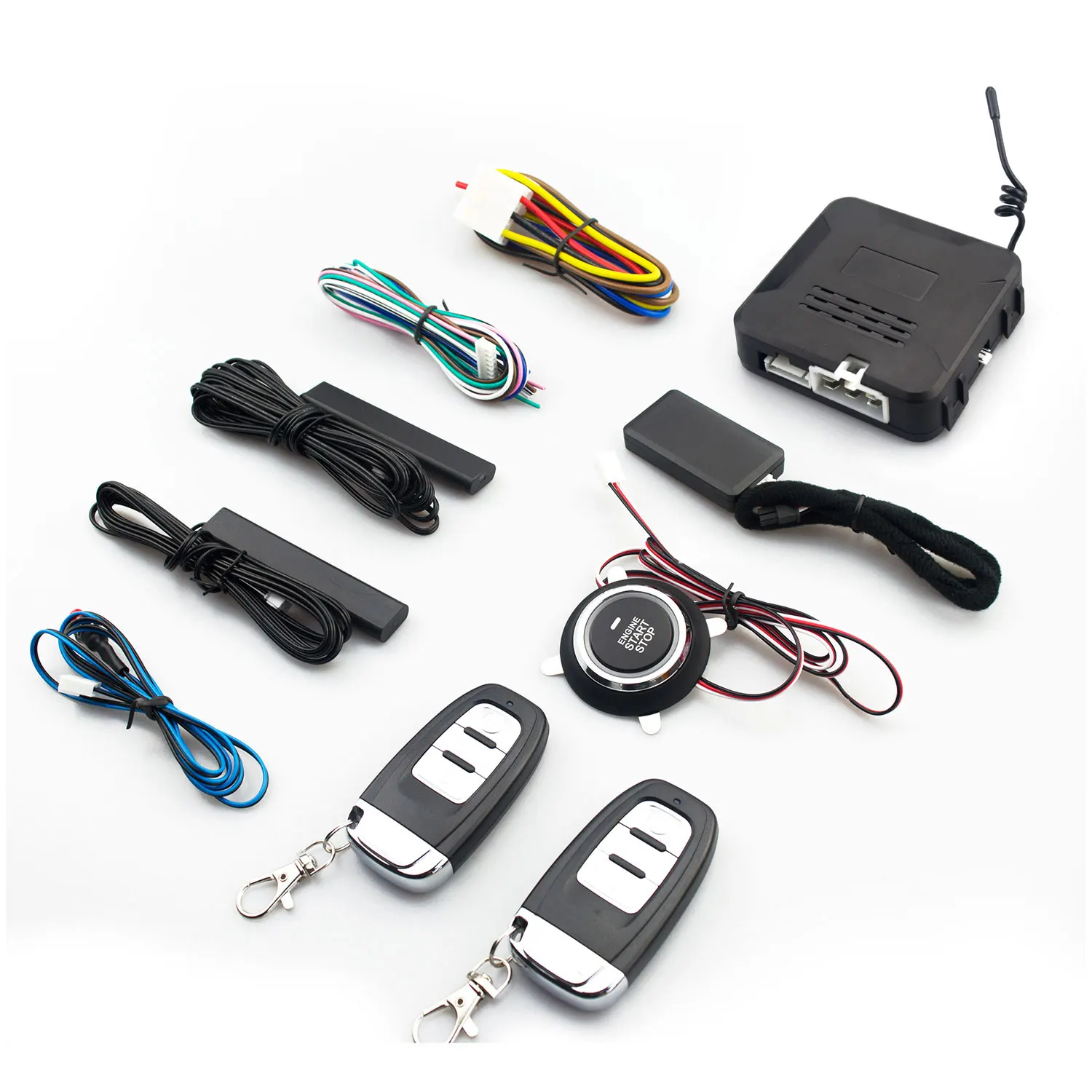 Intelligent Phone Application Control Car  Push Button Start  Remote Starter Ignition System Pke  Keyless Engine Start Stop Car