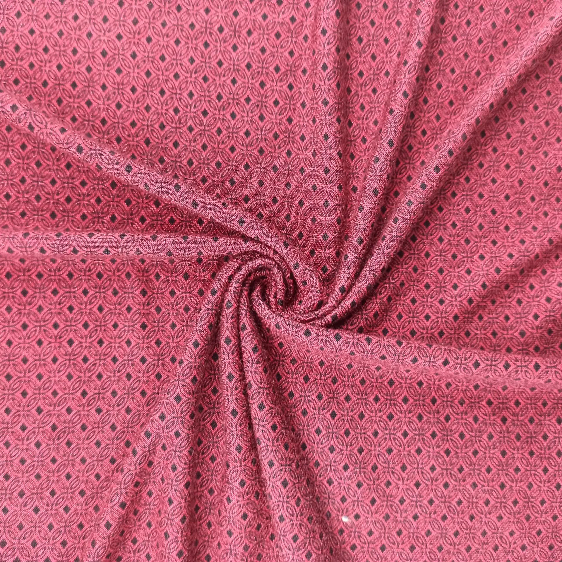 价格便宜定制印花95% 人造丝5% 氨纶人造丝莱卡面料批发 - buy custom