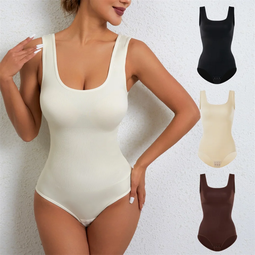 Custom Super Strong Gym Women Compression Panties Seamless Tummy Control Bodysuit Shapewear Underwear Waist Trainer Shaper manufacture