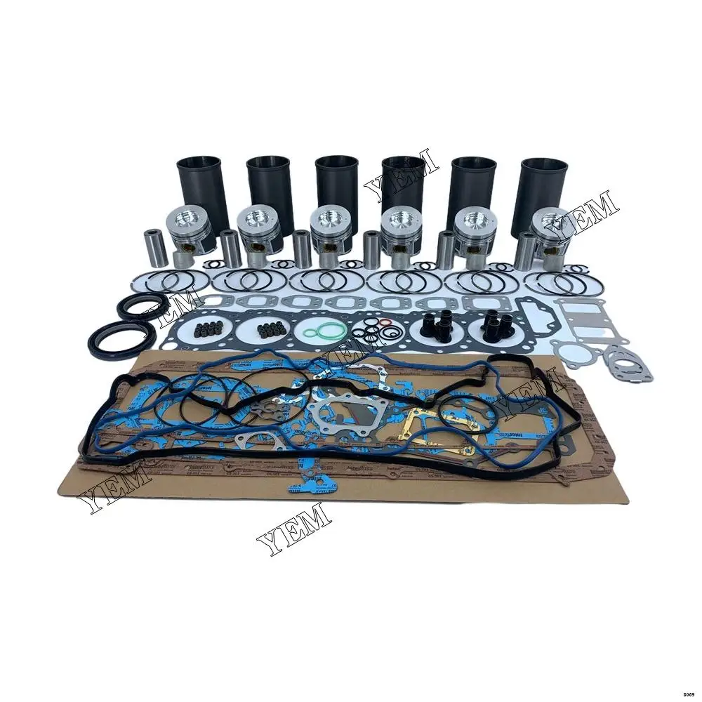 J08E Overhaul Kit With Liner Piston Rings Full Gasket Kit for Hino